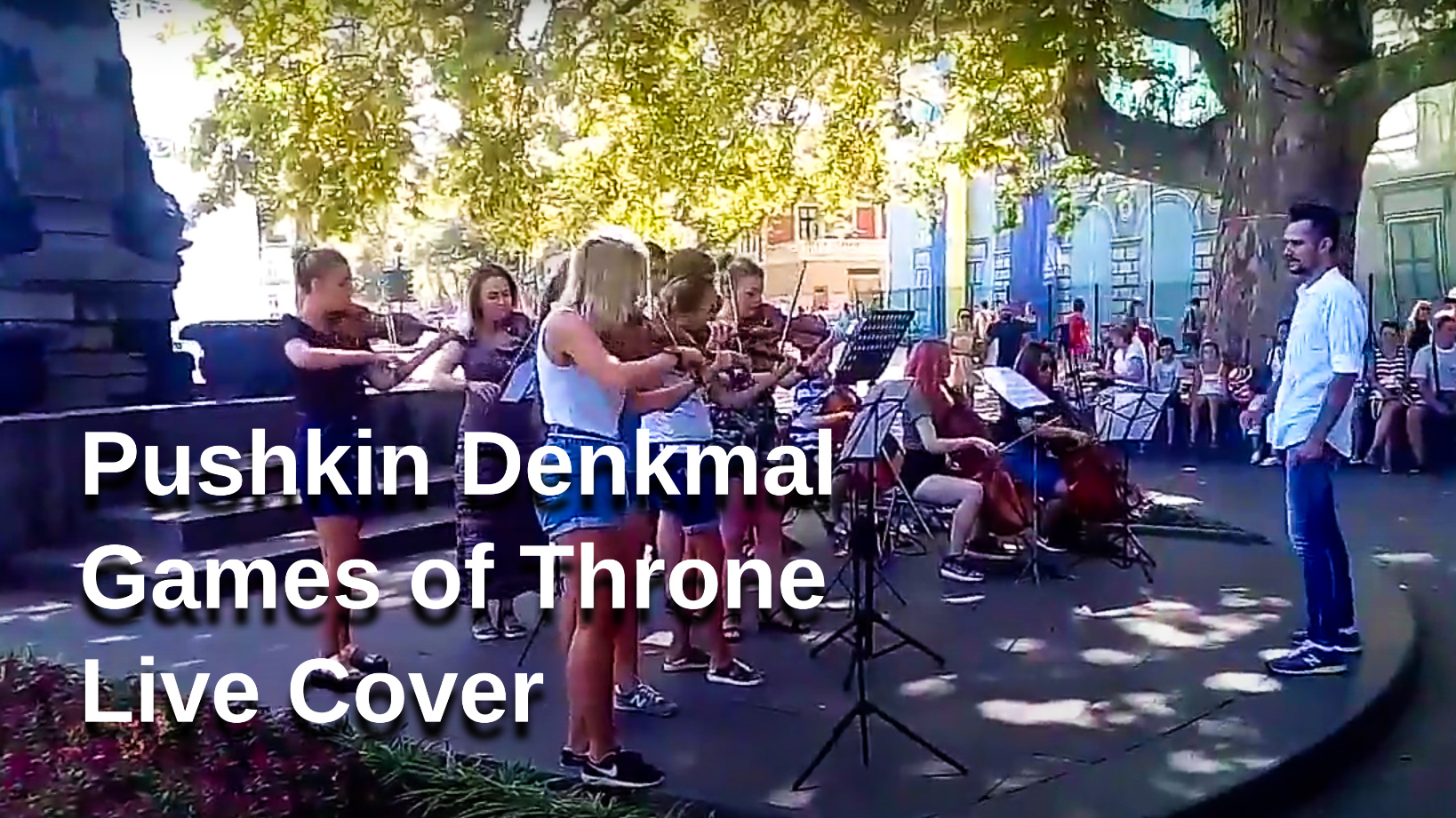 Pushkin Denkmal - Games of Throne Cover