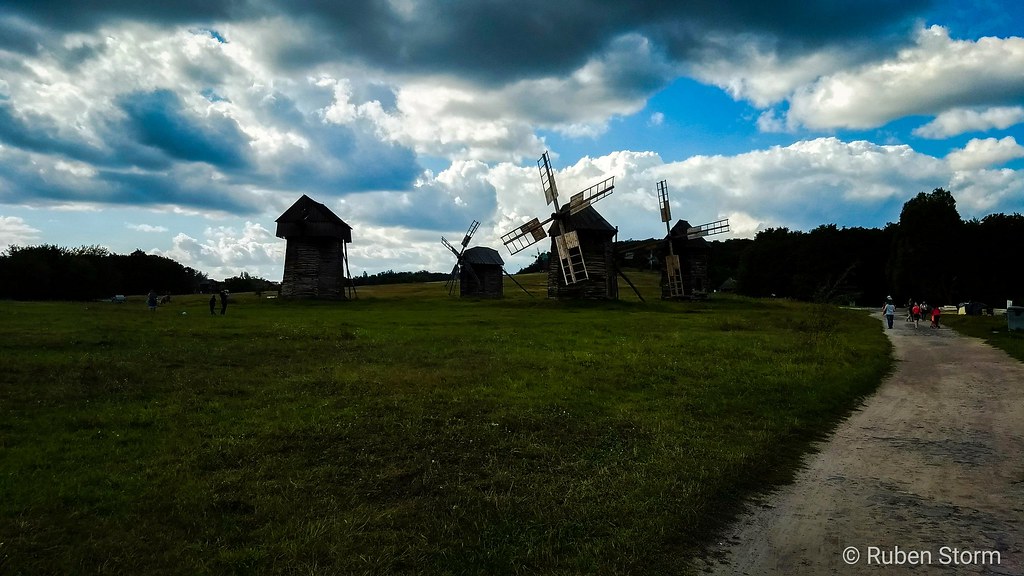 Traditionelle Windmühlen